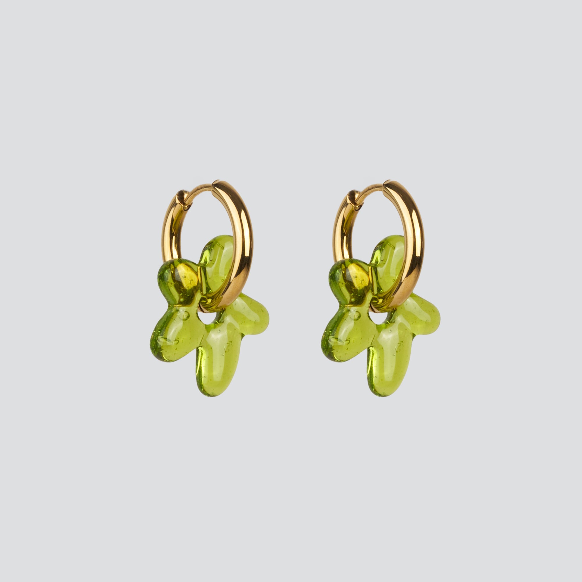 Aros Mini Glass Blossom — Jelly Gold