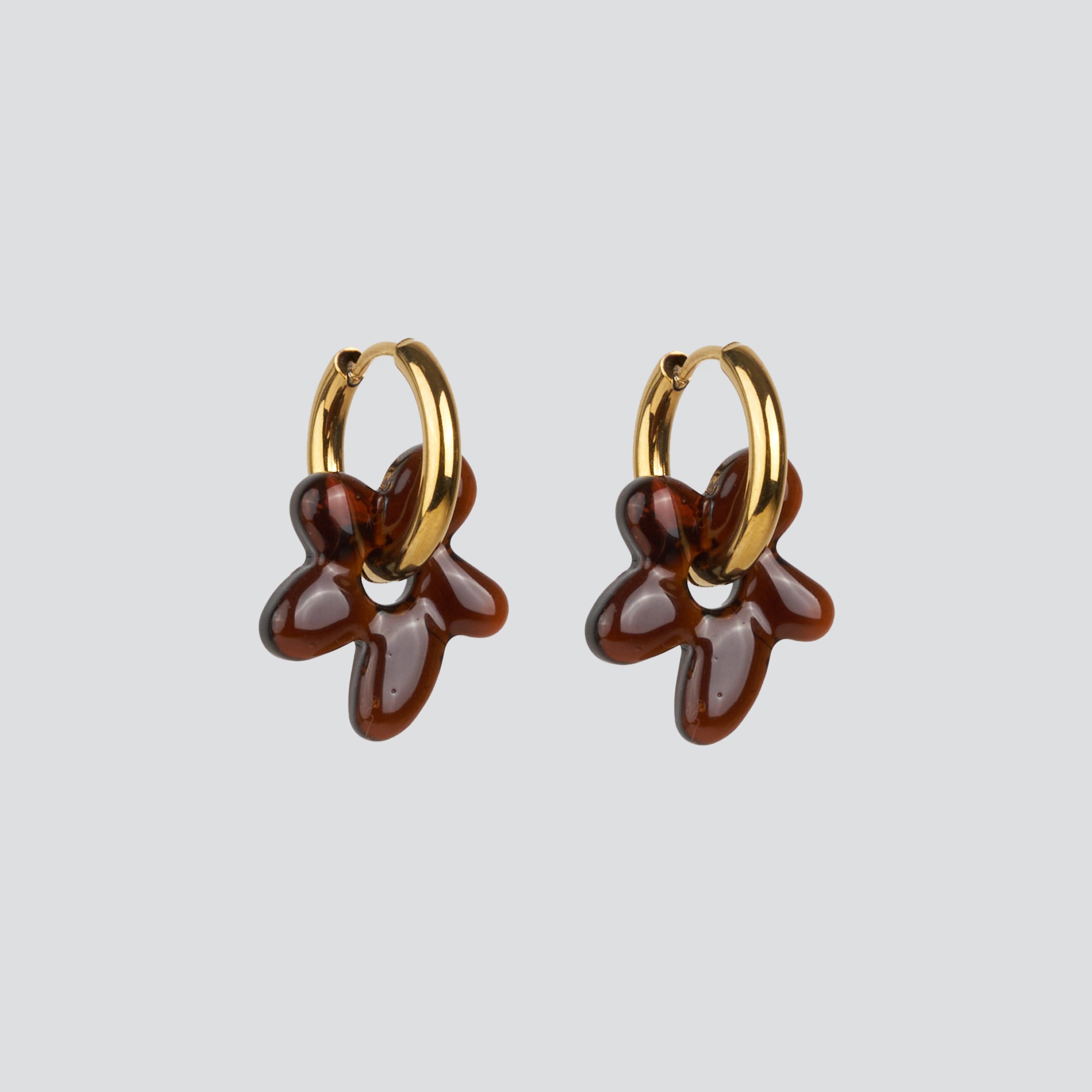 Aros Mini Glass Blossom — Jelly Gold