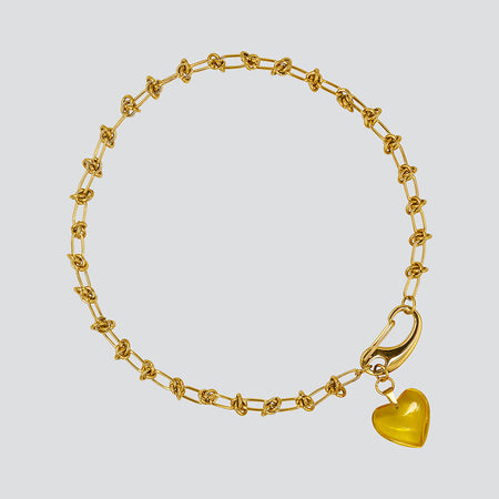 Collar Knots Lovely Gold — Yellow