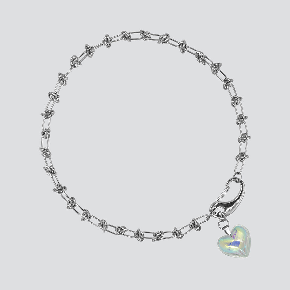 Collar Knots Lovely Silver — Iris