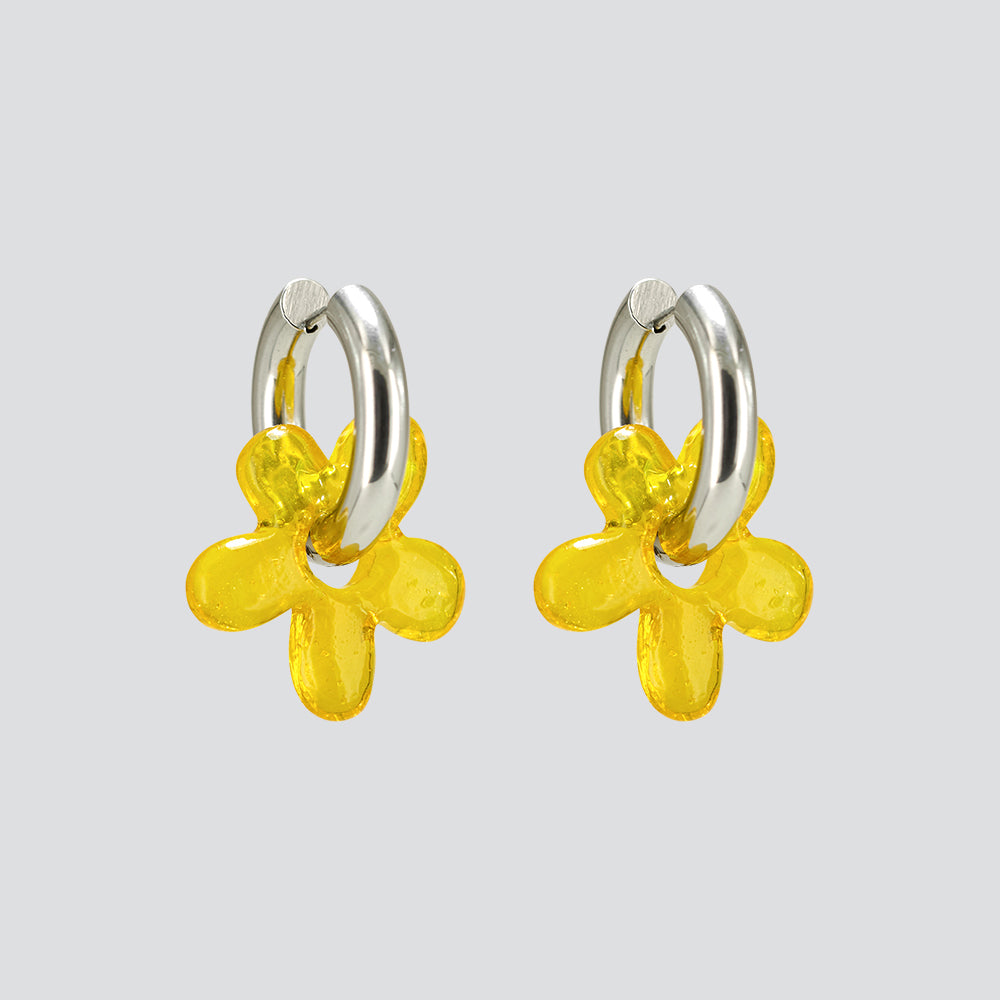 Aros Glass Blossom — Silver