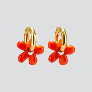 Glass Blossom Solid — Orange