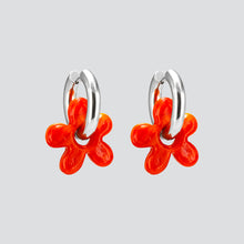 Cargar imagen en el visor de la galería, Aros Glass Blossom Solid — Orange
