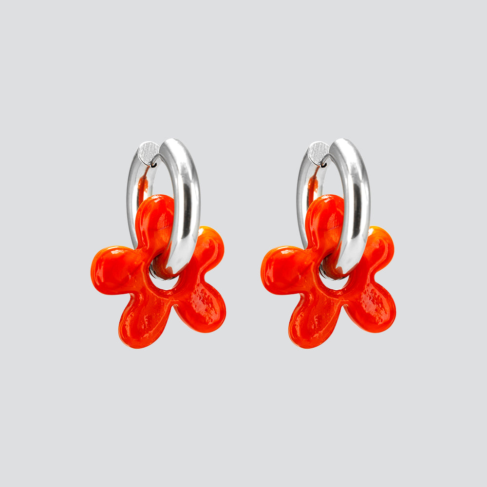 Glass Blossom Solid — Orange