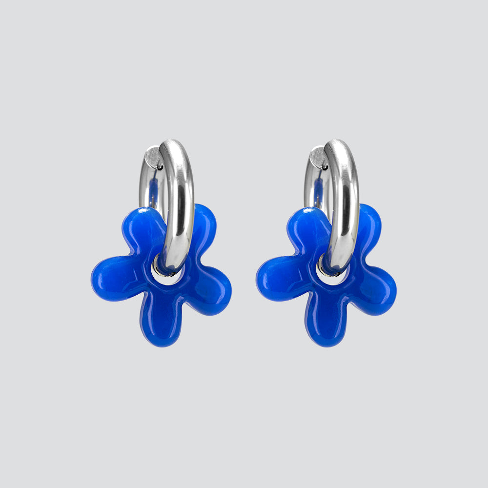 Aros Glass Blossom Solid — Blue