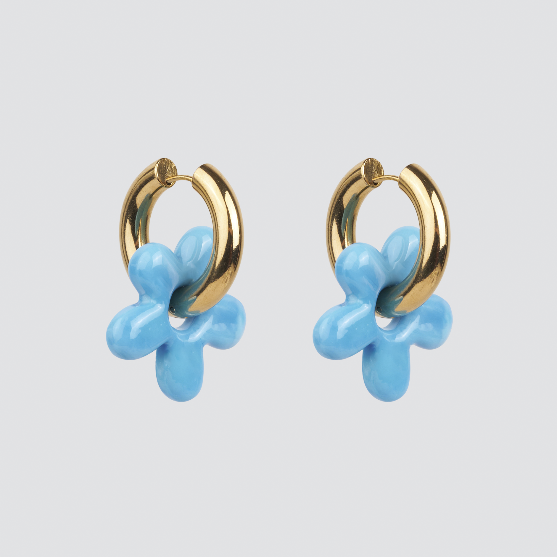 Aros Glass Blossom — Solid Gold