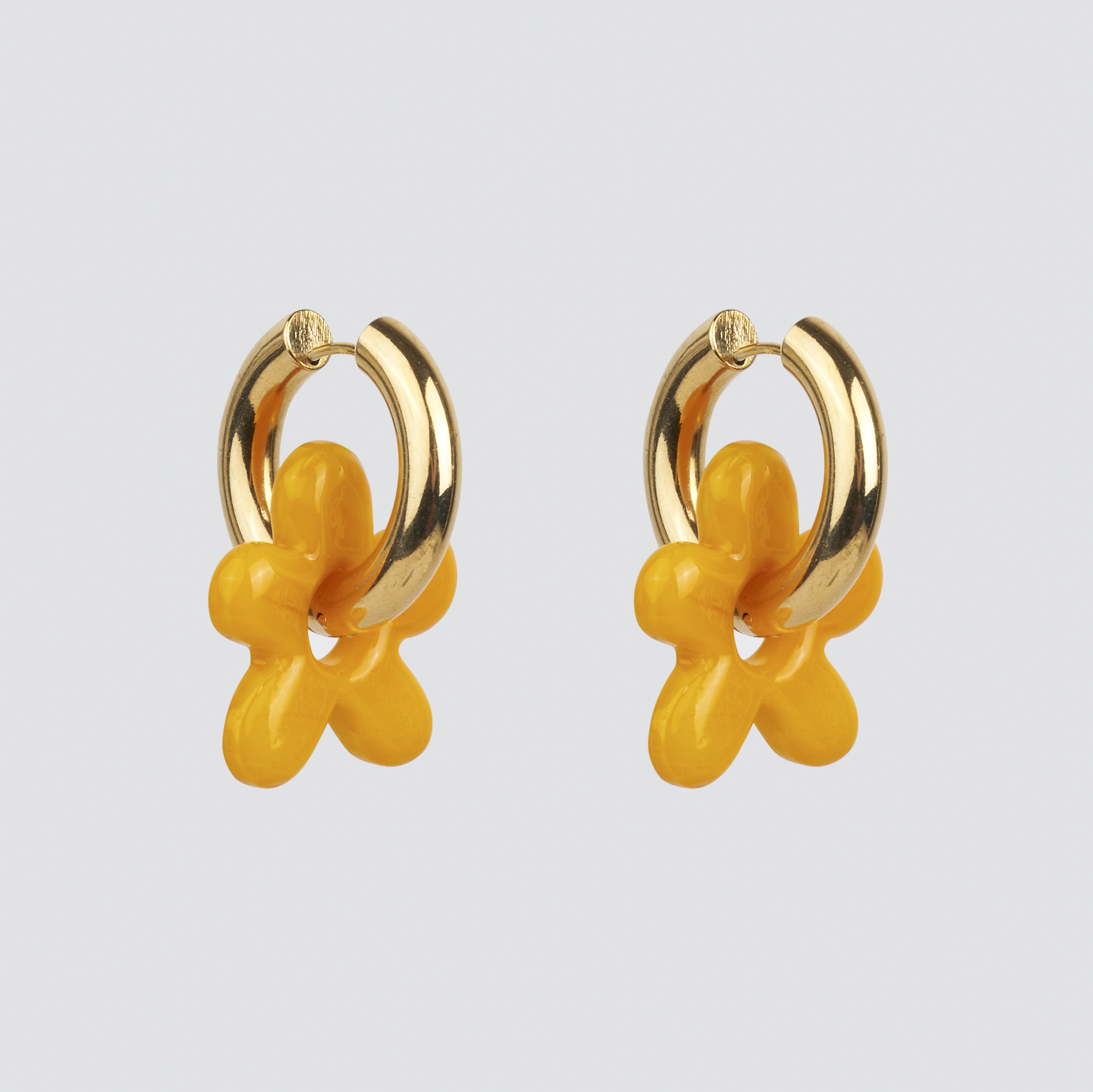 Aros Glass Blossom — Solid Gold