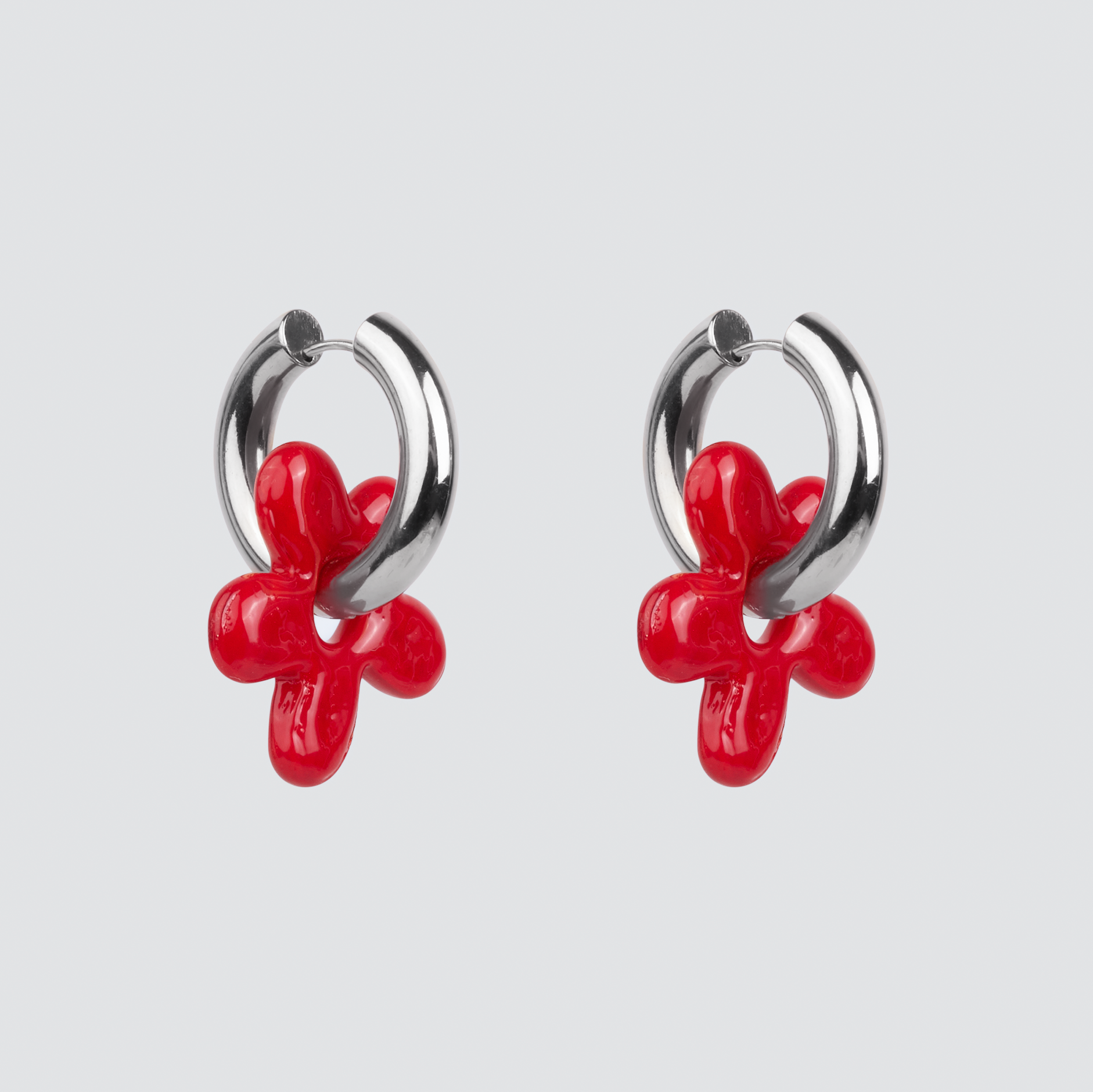 Aros Glass Blossom — Solid Silver