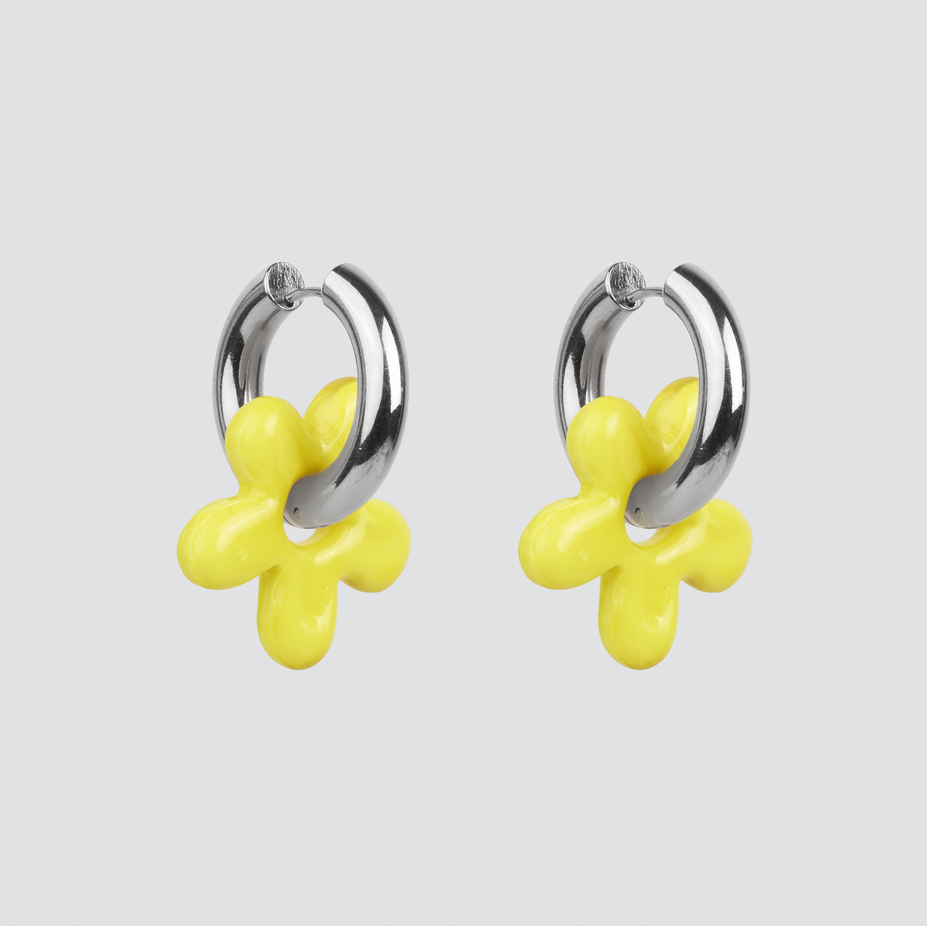 Aros Glass Blossom — Solid Silver