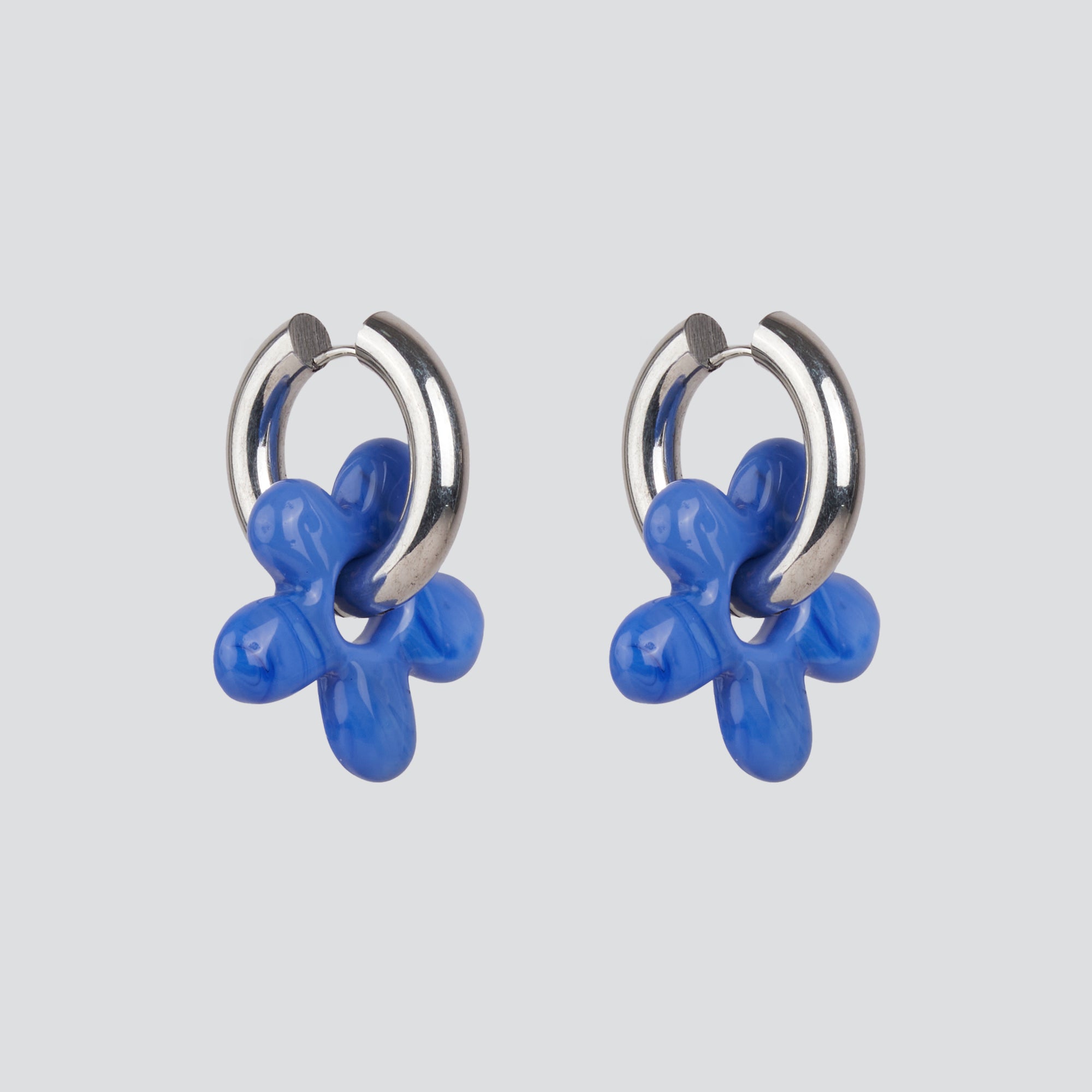 Aros Glass Blossom — Solid Silver