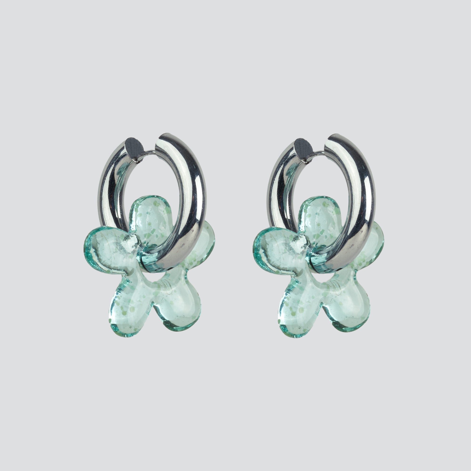 Aros Glass Blossom — Pastel Glow Silver