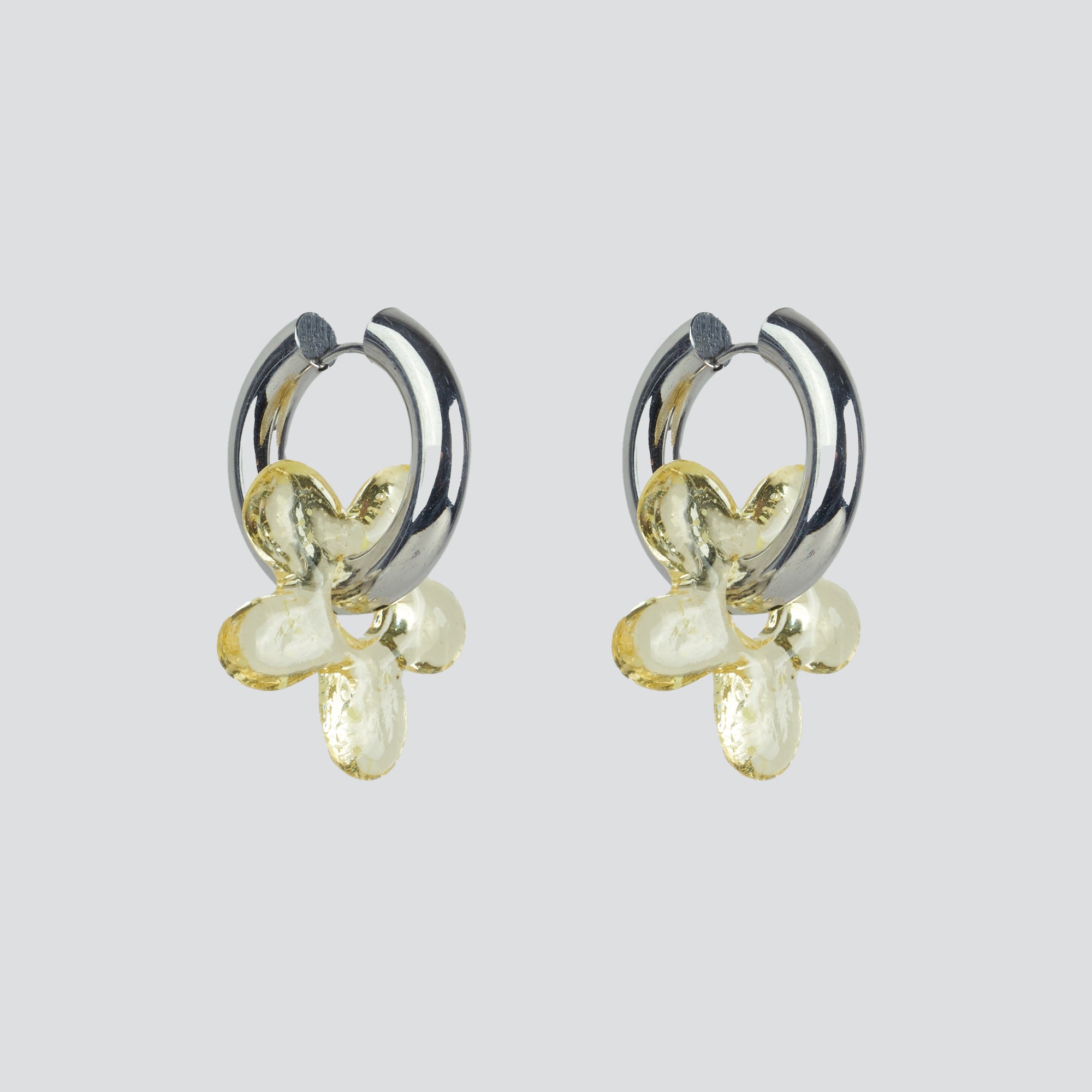 Aros Glass Blossom — Pastel Glow Silver