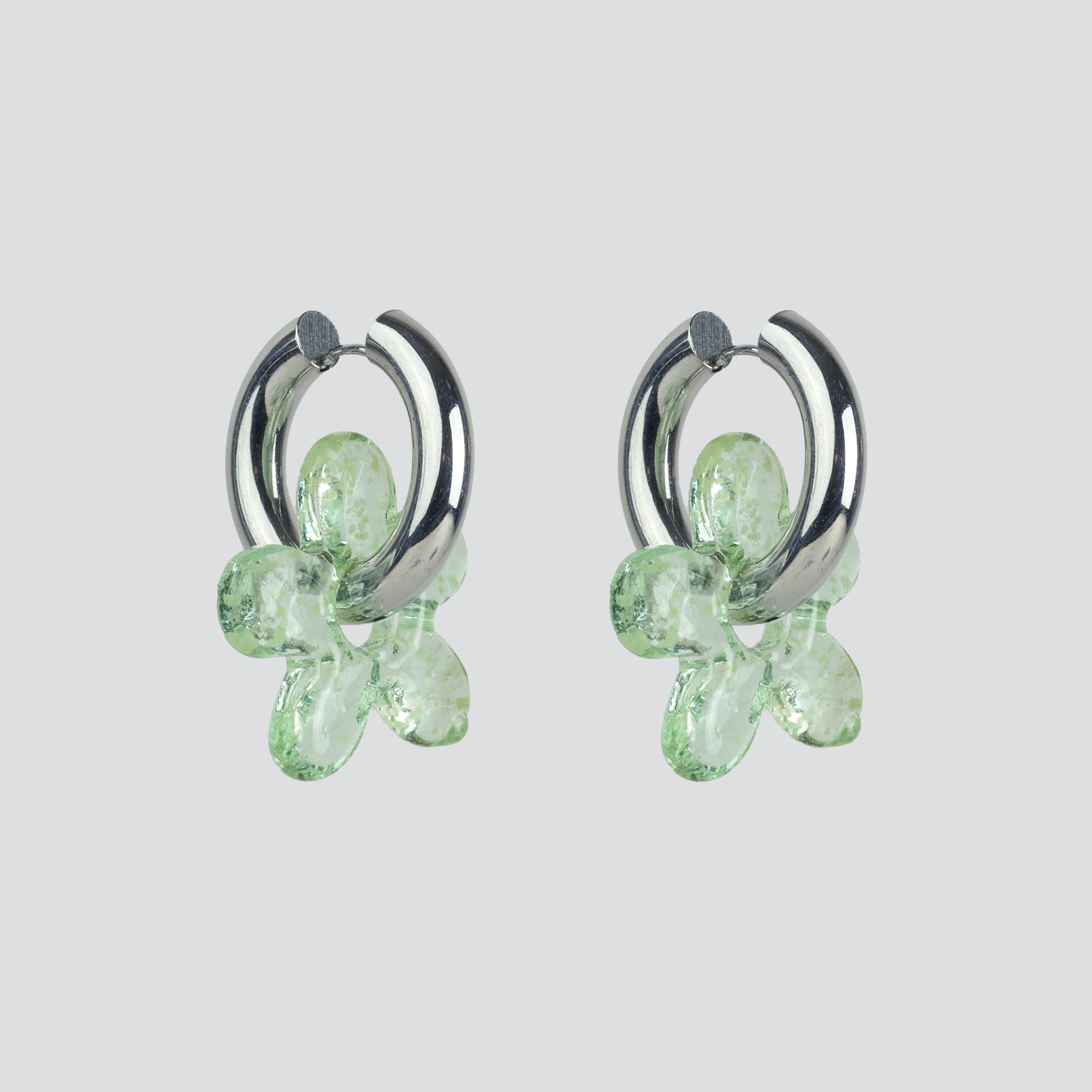 Aros Glass Blossom — Pastel Glow Silver