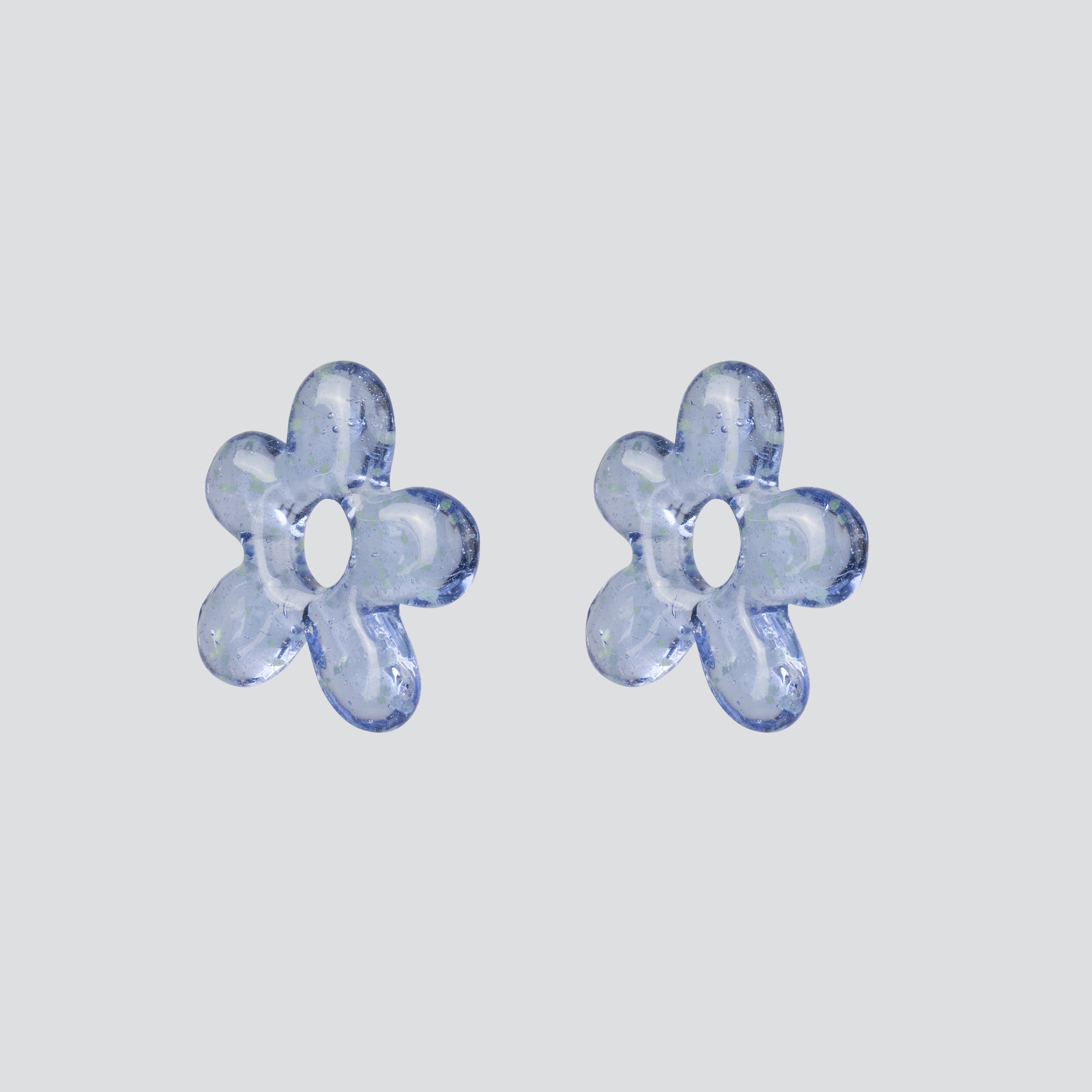 Aros Glass Blossom — Glowy Silver