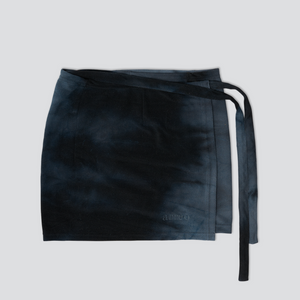 Towel Skirt — Black Tie Dye