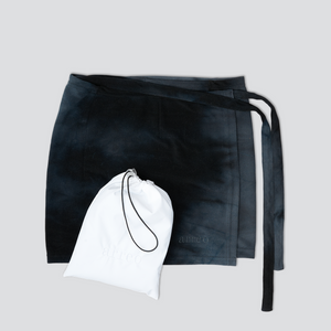Towel Skirt — Black Tie Dye
