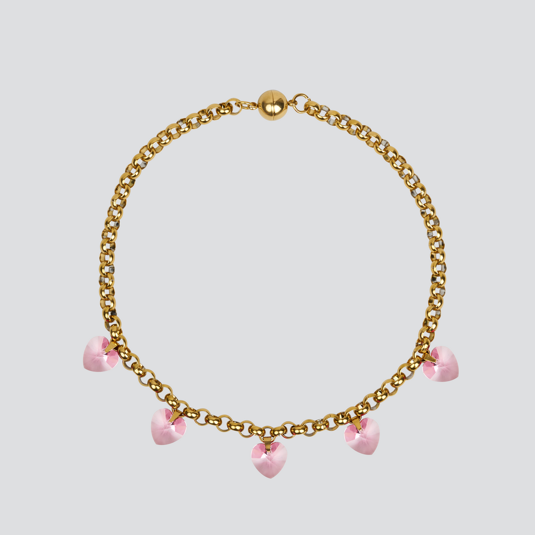 Collar GEMZ Gold — Pink