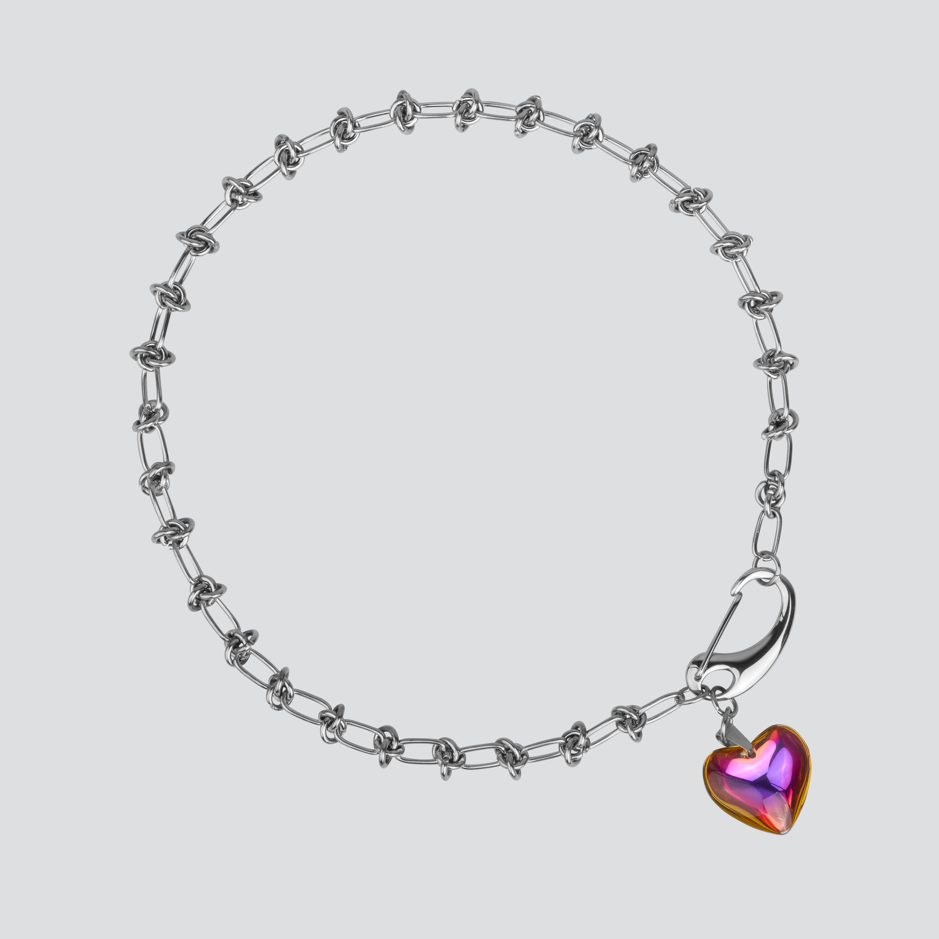 Collar KNOTS — Silver