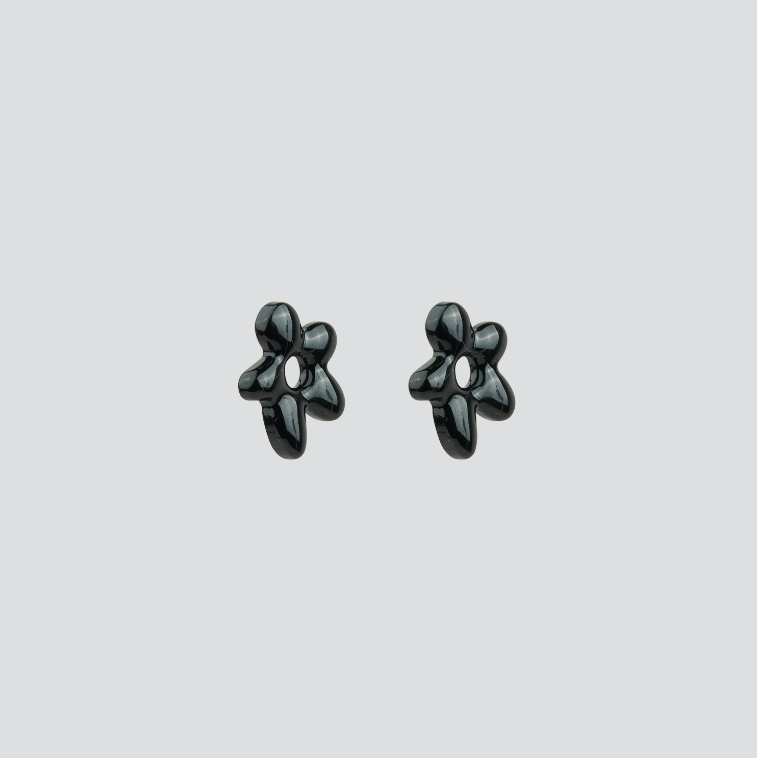 Aros Mini Glass Blossom —  Solid Gold