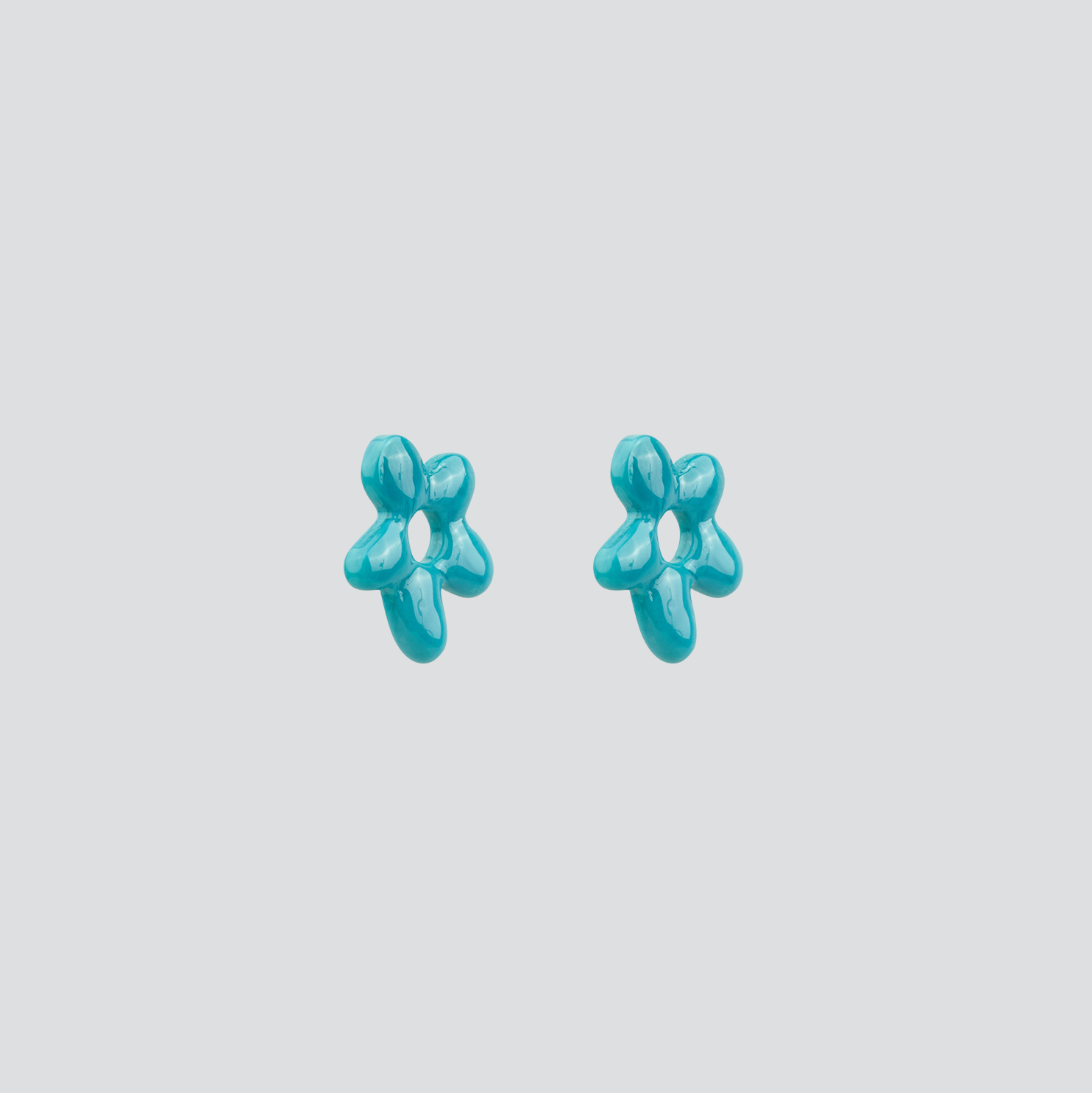 Aros Mini Glass Blossom —  Solid Gold