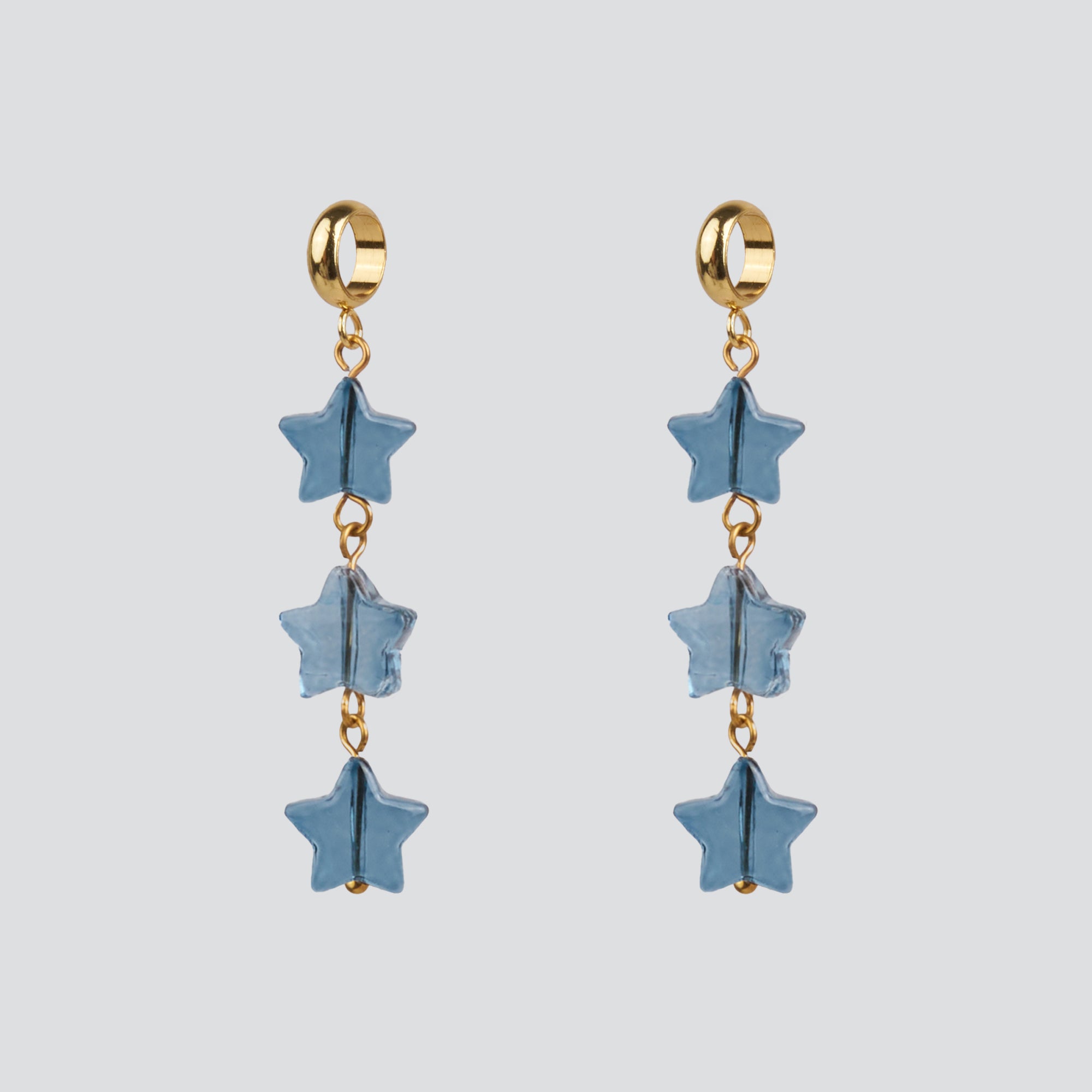 Charms Glass Star — Gold