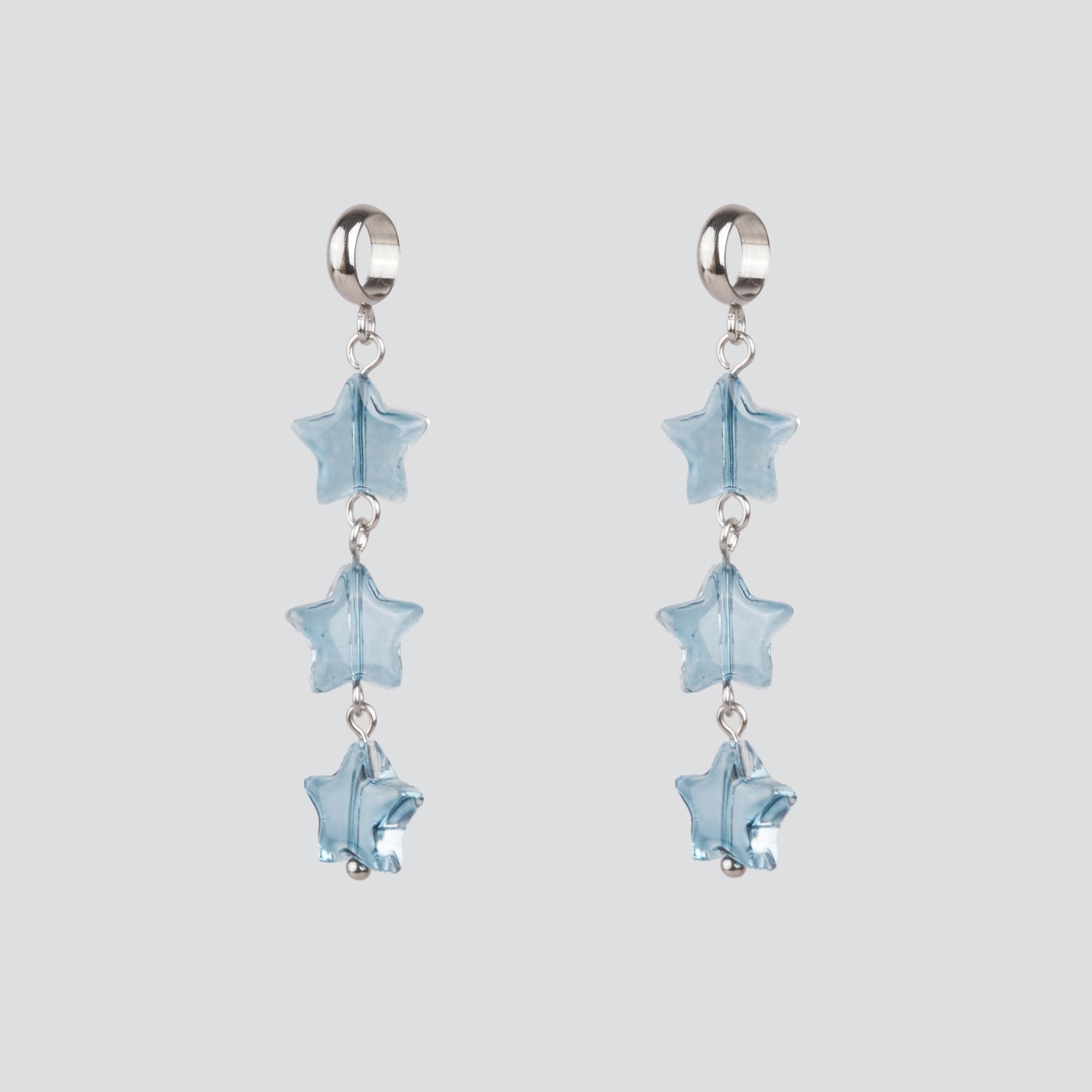 Charms Glass Star — Silver
