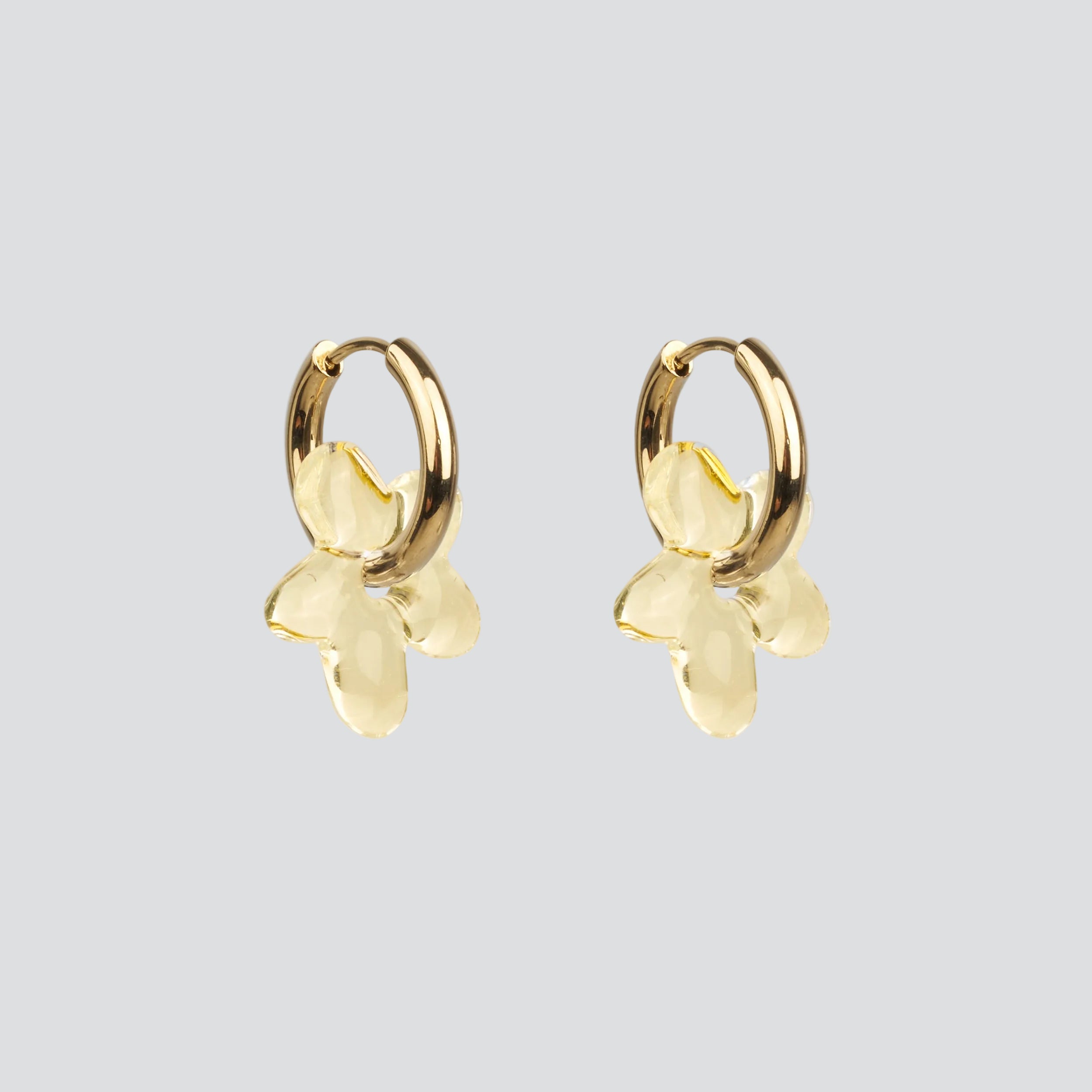 Aros Mini Glass Blossom —  Gold