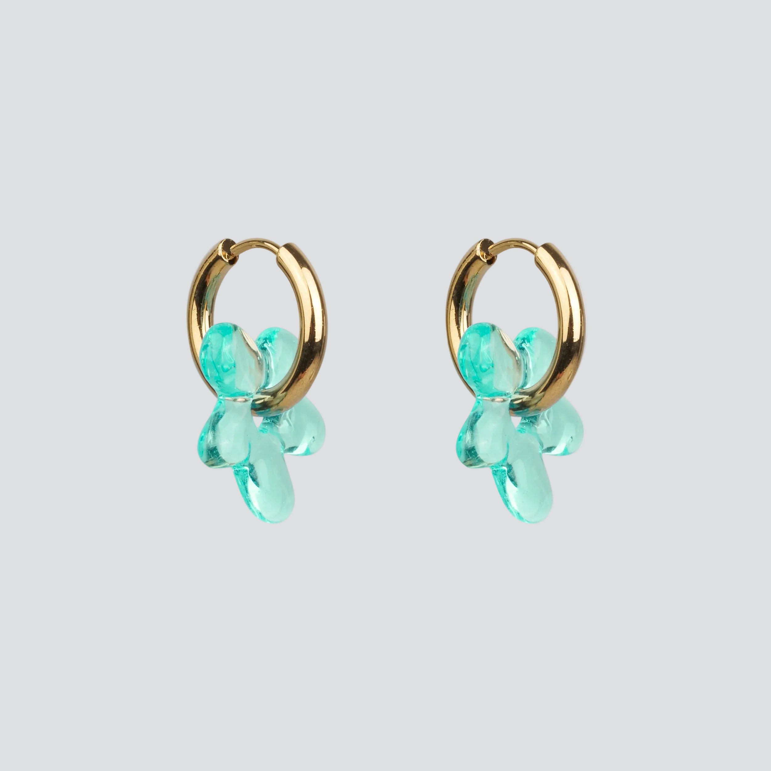 Aros Mini Glass Blossom —  Gold