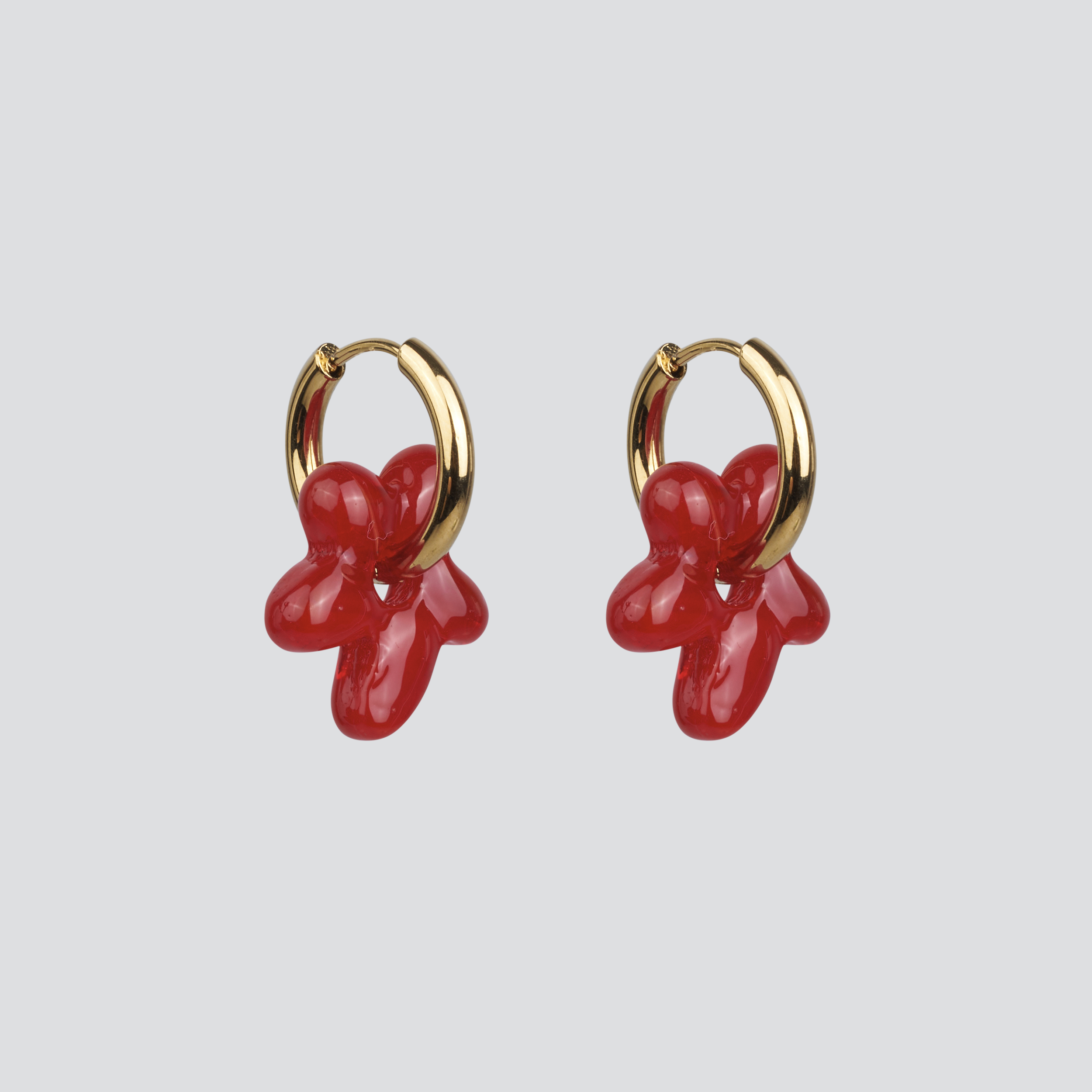 Aros Mini Glass Blossom — Gold