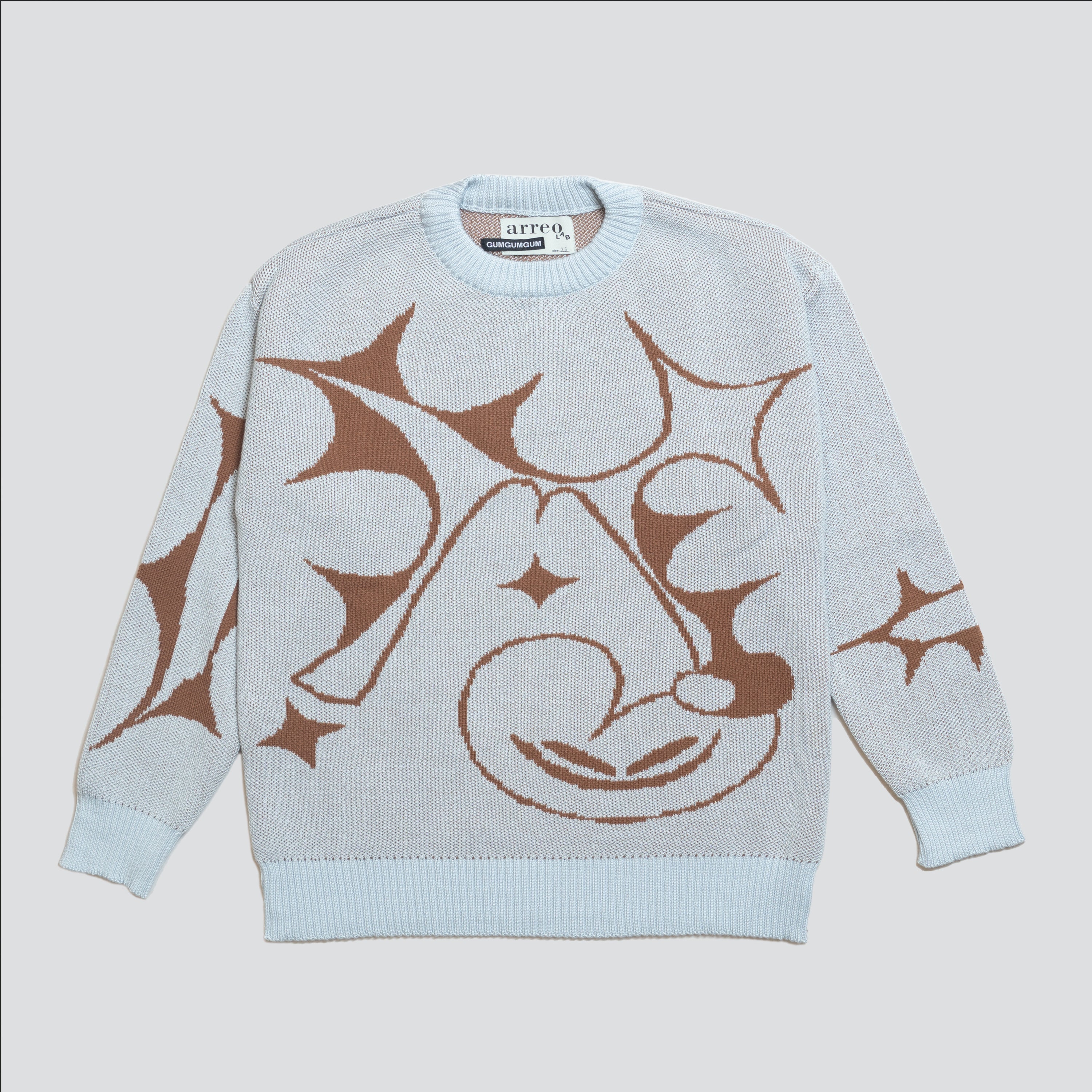 Sweater ArreoLAB x GUM — (Celeste / Tostado)