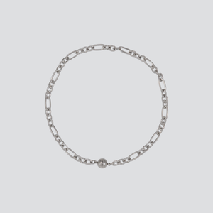 Collar Oval Chain — Silver