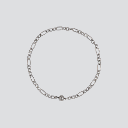 Collar Oval Chain — Silver