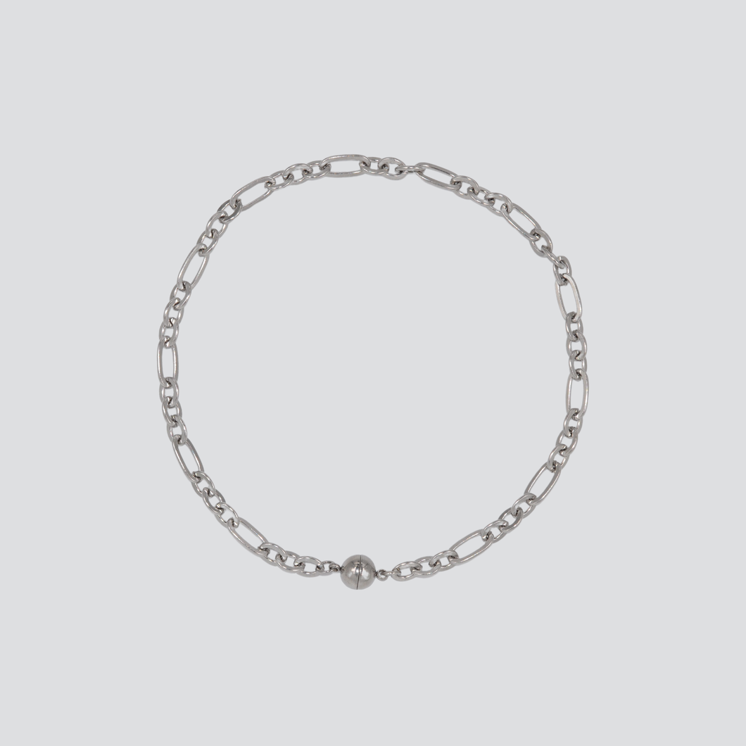 Collar Oval Chain — Silver