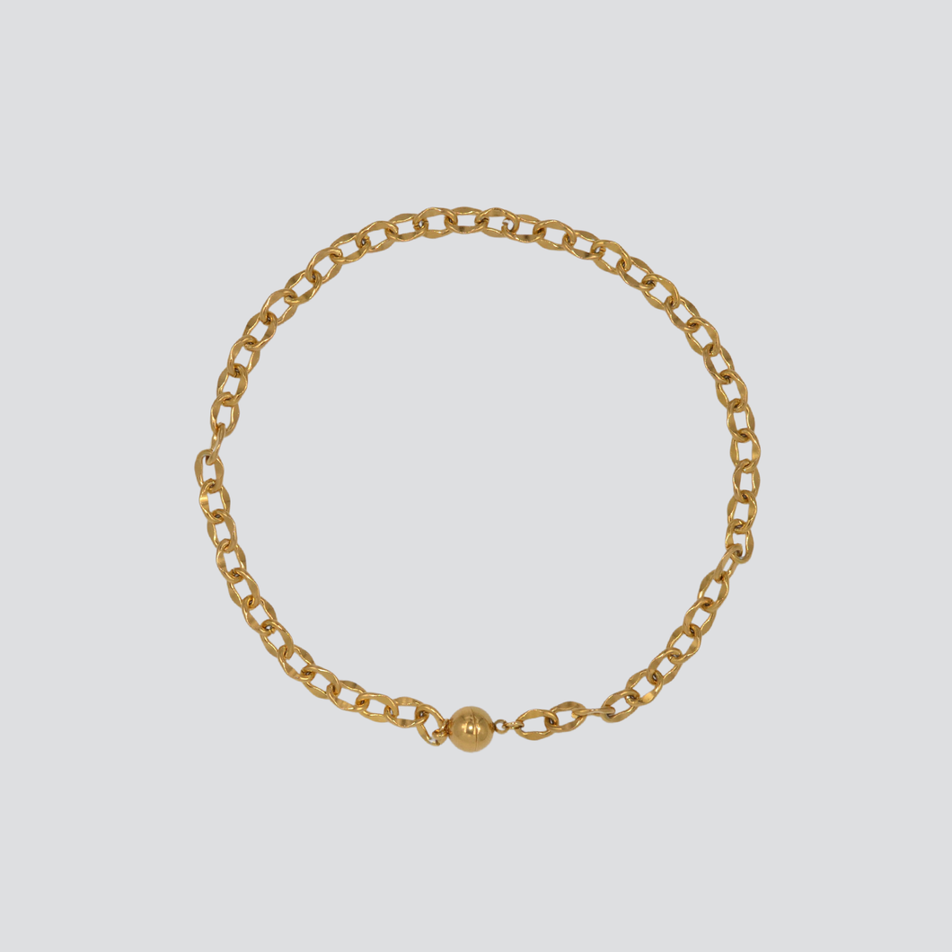 Collar Wavy Chain — Gold