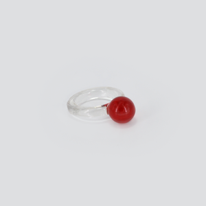 Anillo GLASS — Red