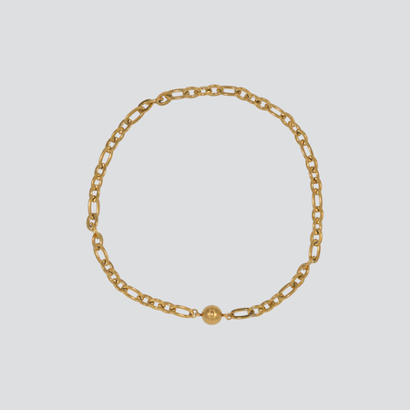 Collar Oval Chain — Gold
