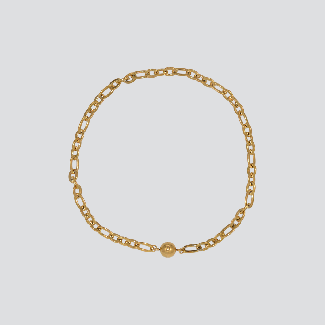 Collar Oval Chain — Gold