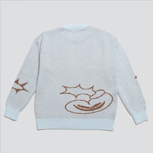 Cargar imagen en el visor de la galería, Sweater ArreoLAB x GUM — (Celeste / Tostado)
